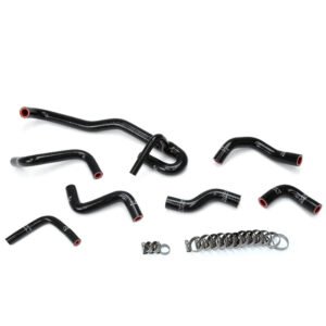 HPS Black 3-Ply Reinforced Silicone Heater Hose Kit For 90-91 Toyota 4Runner 3.0L V6 Left Hand Drive
