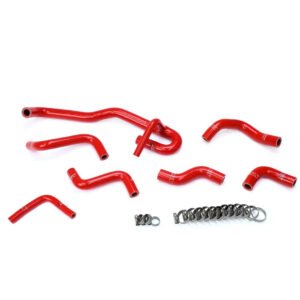 HPS Red 3-Ply Reinforced Silicone Heater Hose Kit For 90-91 Toyota 4Runner 3.0L V6 Left Hand Drive