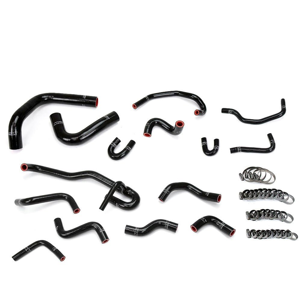 HPS Black 3-Ply Silicone Radiator & Heater Hose Kit For 90-91 Toyota 4Runner 3.0L V6 Left Hand Drive