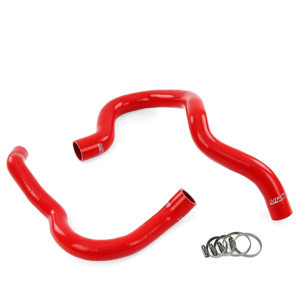 HPS Red Silicone Radiator Hose Kit For 99-01 Jeep Cherokee 4.0L (XJ) Right Hand Drive
