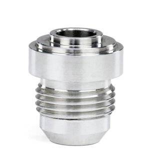 HPS AN Fitting Weld On Bung (Male) [AN -6] (Aluminum, Silver)