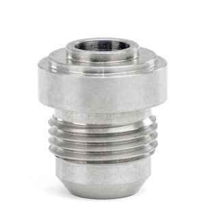 HPS AN Fitting Weld On Bung (Male) [AN -12] (Stainless Steel, Silver)