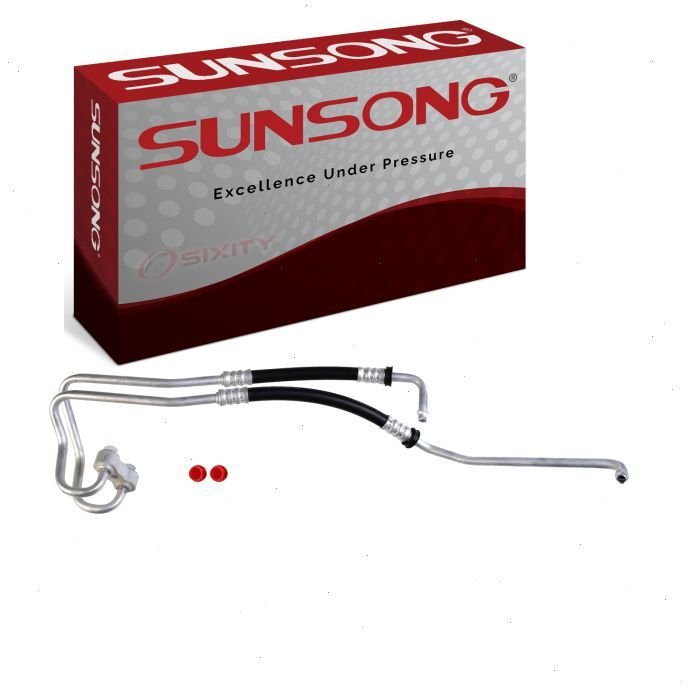 Sunsong Assembly Oil Filter To Radiator Engine Oil Cooler Hose Assembly for 1996-2004 GMC Sonoma