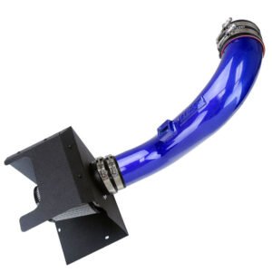HPS Blue Shortram Air Intake + Heat Shield For 17-19 Silverado/Sierra 2500 3500 HD 6.6L V8 Duramax Diesel Turbo L5P