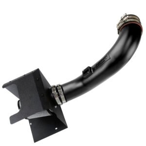 HPS Black Shortram Air Intake + Heat Shield For 17-19 Silverado/Sierra 2500 3500 HD 6.6L V8 Duramax Diesel Turbo L5P
