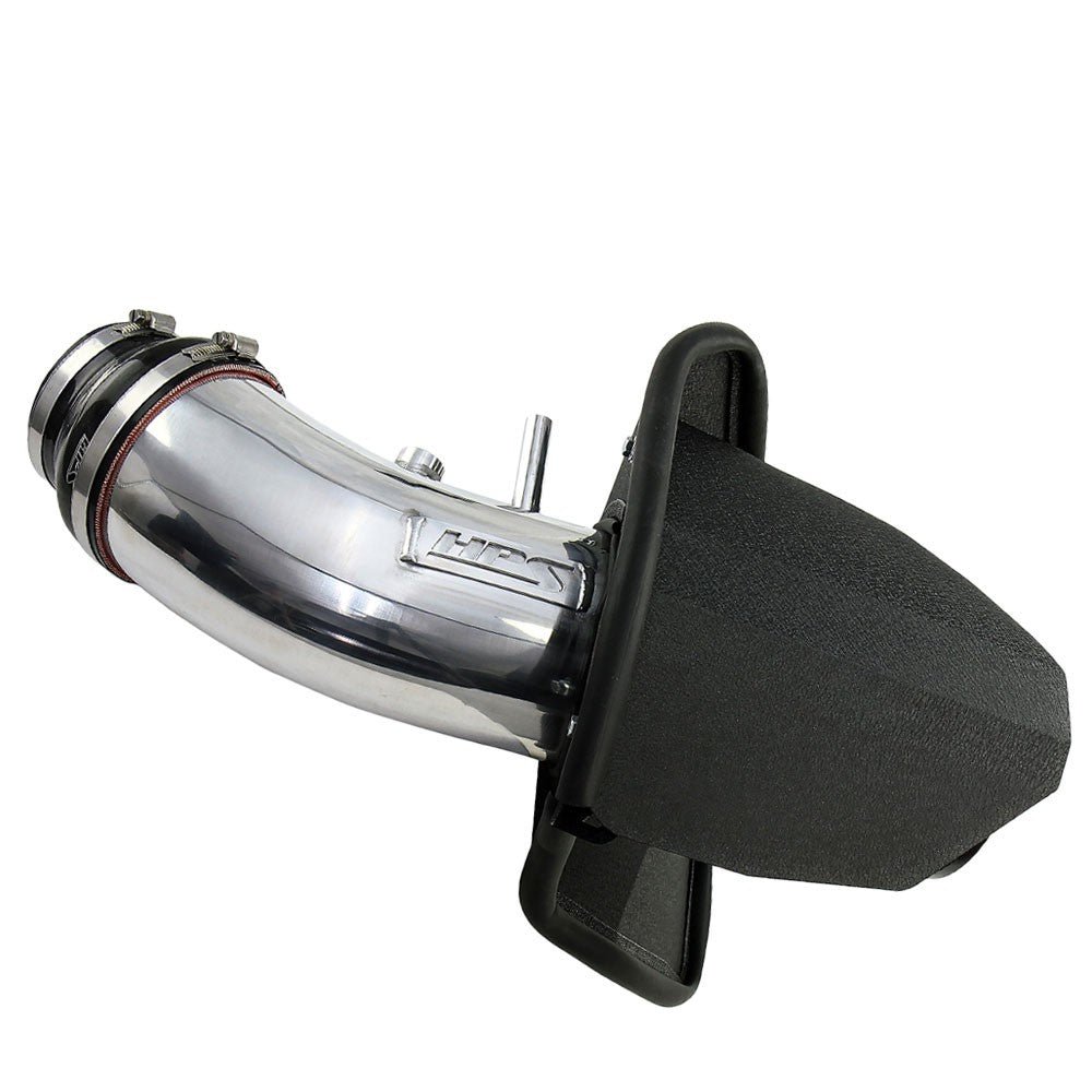 HPS Polish Shortram Air Intake with Heat Shield For 19-23 Dodge Charger SRT Hellcat 6.2L V8 Supercharged