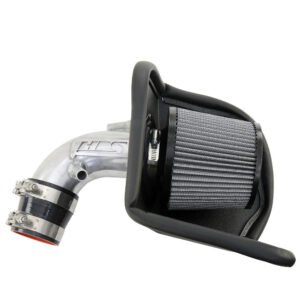 HPS Polish 2.75″ Pipe Shortram Air Intake+heatshield For 12-15 Honda Civic 1.8L FG FB