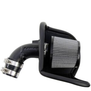 HPS Black 2.75″ Pipe Shortram Air Intake w/heatshield For 12-15 Honda Civic 1.8L FG FB
