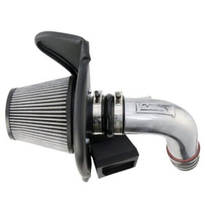 HPS Polish Shortram Air Intake Kit w/Heat Shield For BMW 19-24 X5 / 20-24 X6 / 19-22 X7 3.0L B58 Turbo (G07)
