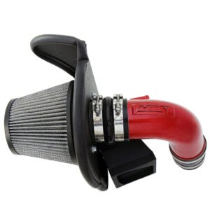 HPS Red Shortram Air Intake Kit w/Heat Shield For BMW 19-24 X5 / 20-24 X6 / 19-22 X7 3.0L B58 Turbo (G07)