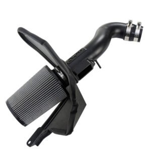 HPS Black Shortram Air Intake + Heat Shield For 98-00 Lexus GS300 3.0L 2JZ-GE (S160 2nd Gen)