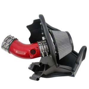 HPS Red Shortram Air Intake Kit w/Heat Shield For 21+ Acura TLX Type-S 3.0L Turbo (UB7)