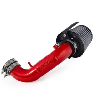HPS Red Shortram Air Intake Kit w/Heat Shield For 02-06 Acura RSX Base 2.0L/02-04 Honda CR-V 2.4L