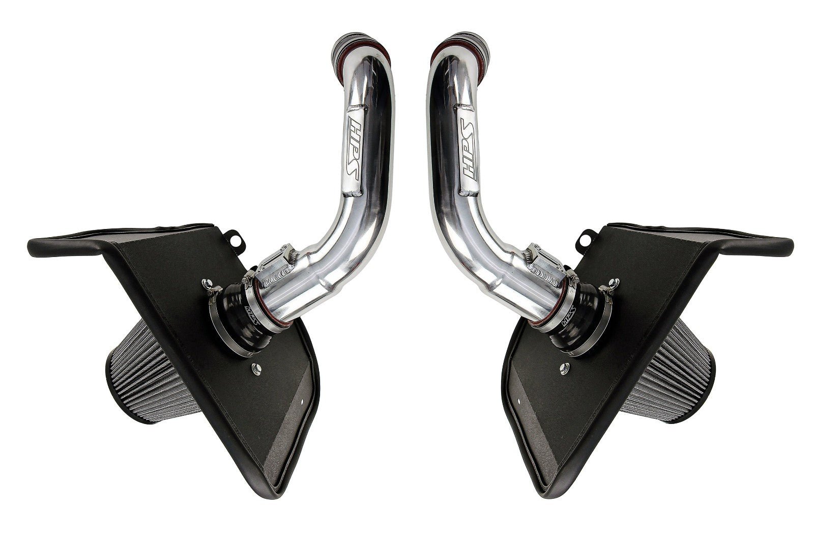 HPS Polish Shortram Air Intake w/Heat Shield For 23-24 Sequoia XK80/22-24 Tundra XK70 3.4L V6 Turbo