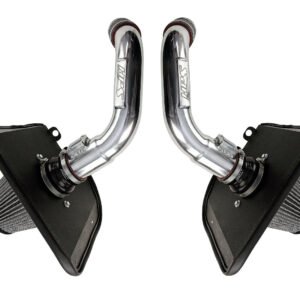 HPS Polish Shortram Air Intake w/Heat Shield For 23-24 Sequoia XK80/22-24 Tundra XK70 3.4L V6 Turbo