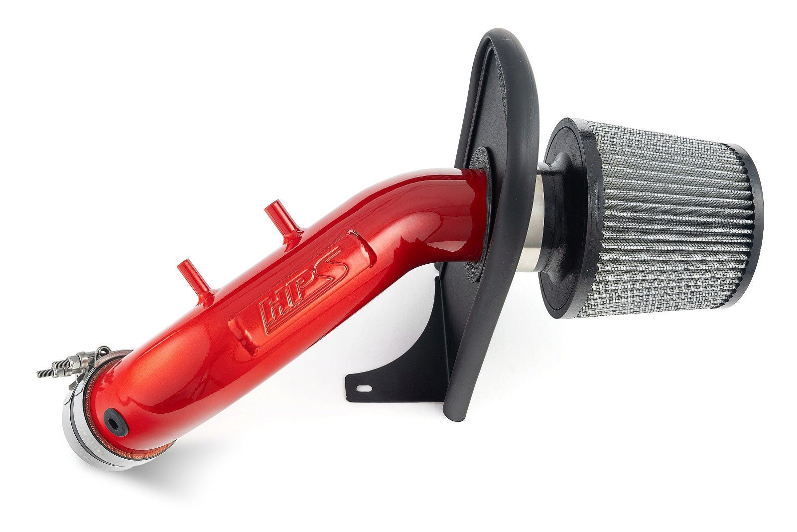 HPS Red Shortram Air Intake w/Heat Shield For 04-08 Acura TSX 2.4L/03-06 Honda Accord 2.4L w/o MAF Sensor
