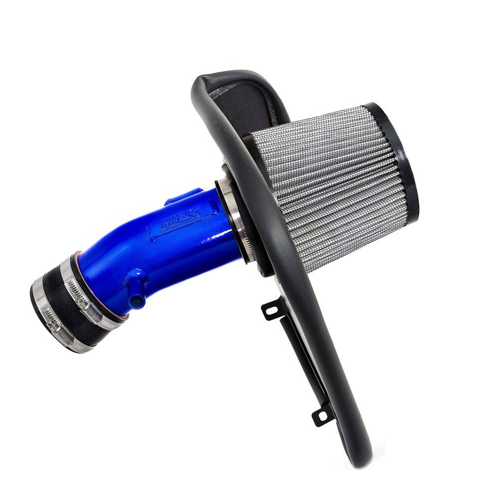 HPS Blue Shortram Air Intake w/Heat Shield For 06-12 Toyota RAV4 3.5L V6 (XA30)