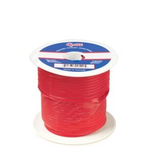 Grote 87-7000 100′ FT Length (Red) 60V 14GA General Purpose Thermo Plastic Wire [100% Copper/PVC Insulation]