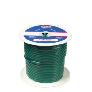 Grote 87-7006 100′ FT Length (Green) 60V 14GA General Purpose Thermo Plastic Wire [100% Copper/PVC Insulation]