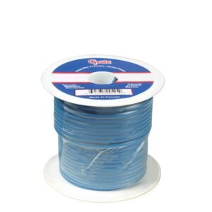 Grote 87-7010 100′ FT Length (Blue) 60V 14GA General Purpose Thermo Plastic Wire [100% Copper/PVC Insulation]