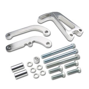 Aluminum Power Steering Bracket For SBC Small Block Long Water Pump