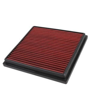 Red High Flow Washable Drop-In Panel Air Filter For 11-16 Highlander Hybrid 3.5L