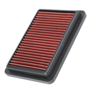 Red High Flow Washable Drop-In Panel Air Filter For 15-19 Honda Fit 1.5L