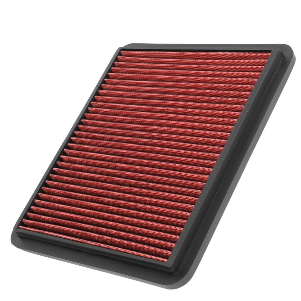 Red High Flow Washable Drop-In Panel Air Filter For 04-06 Suzuki Verona 2.5L