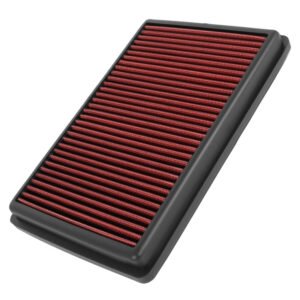 Red High Flow Washable Drop-In Panel Air Filter For 19-21 Acura RDX 2.0L Base/SH-AWD