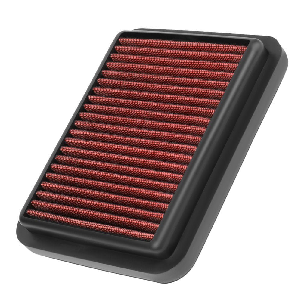 Red High Flow Washable Drop-In Panel Air Filter For 14-22 Accord 2.0L Hybrid/Plug-In