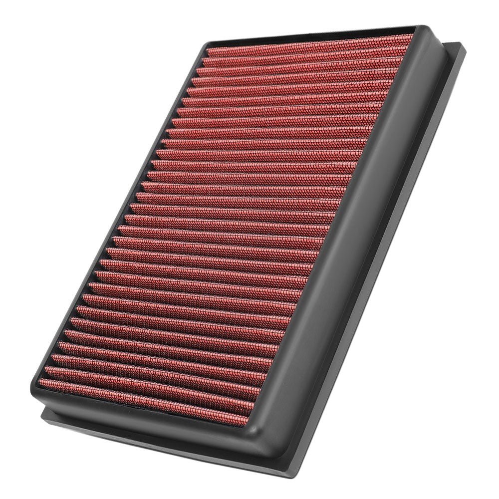 Red High Flow Washable Drop-In Panel Air Filter For 13-21 Trax 1.4L 1.8L