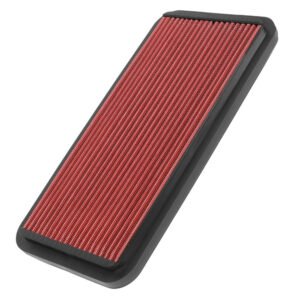 Red High Flow Drop-In Panel Air Filter For 96-00 RAV4 2.0L/84-92 Corolla 1.6 1.8