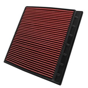 Red High Flow Washable Drop-In Panel Air Filter For 10-16 Cadillac SRX 3.0L 3.6L