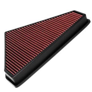 Red High Flow Drop-In Panel Air Filter For 14-20 Jaguar F-Type 3.0 5.0 Passenger
