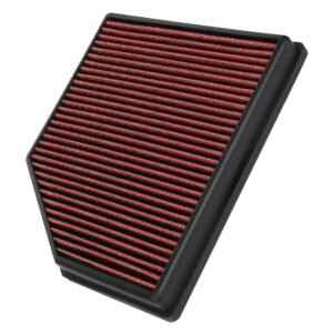 Red High Flow Washable Drop-In Panel Air Filter For 11-16 Volvo S60 3.0L Turbo