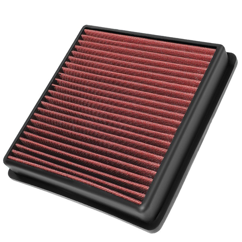 Red High Flow Drop-In Panel Air Filter For 14-19 Grand Cherokee 3.0 Diesel Tubro