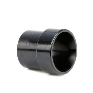 HPS Hard Line AN Tube Sleeve Fitting [Straight] [AN -3] (Aluminum, Black)