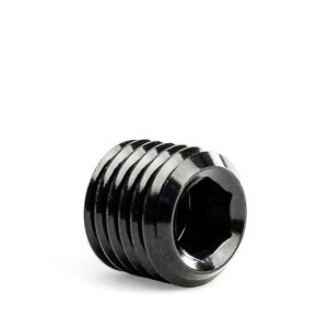 HPS NPT Allen Plug Fitting [1/16 NPT] (Aluminum, Black)