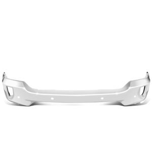 Chrome Front Middle Bumper Face Bar [W/Park Sensor Hole & Fog Light Cutout] For 16-19 Chevrolet Silverado 1500/LD