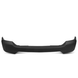 Black Front Middle Bumper Face Bar [W/O Park Sensor Hole & Fog Light Cutout] For 16-19 Chevrolet Silverado 1500/LD