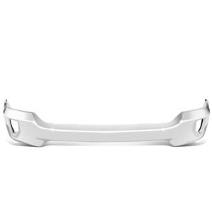 Chrome Front Middle Bumper Face Bar [W/O Park Sensor Hole. W/Fog Light Cutout] For 16-19 Chevrolet Silverado 1500/LD