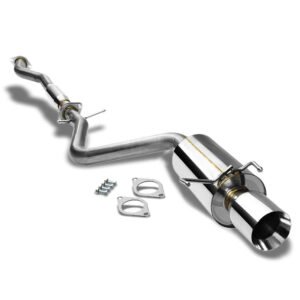 Catback Exhaust System 4″ Roll Muffler Tip For 01-05 Lexus IS300 Altezza XE10