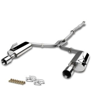 Catback Exhaust System 4″ Roll Muffler Tip For 04-08 Nissan Maxima SE/SL 3.5L V6