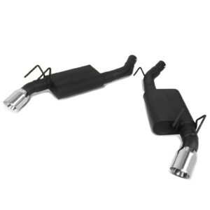 4″ Mufflers Rolled Tip Axleback Exhaust Kit For 10-13 Camaro 6.2L