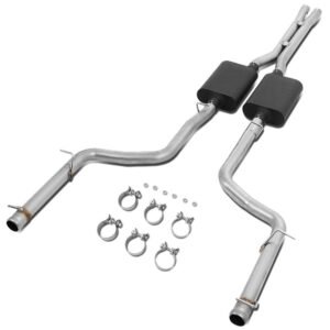 2.5″ Tubing Axleback Exhaust System For 09-14 Dodge Challenger 5.7L 3rd Gen