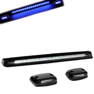 Black House/Clear Len/Blue LED Roof Light Cab Lamp For 07-13 Silverado/Sierra