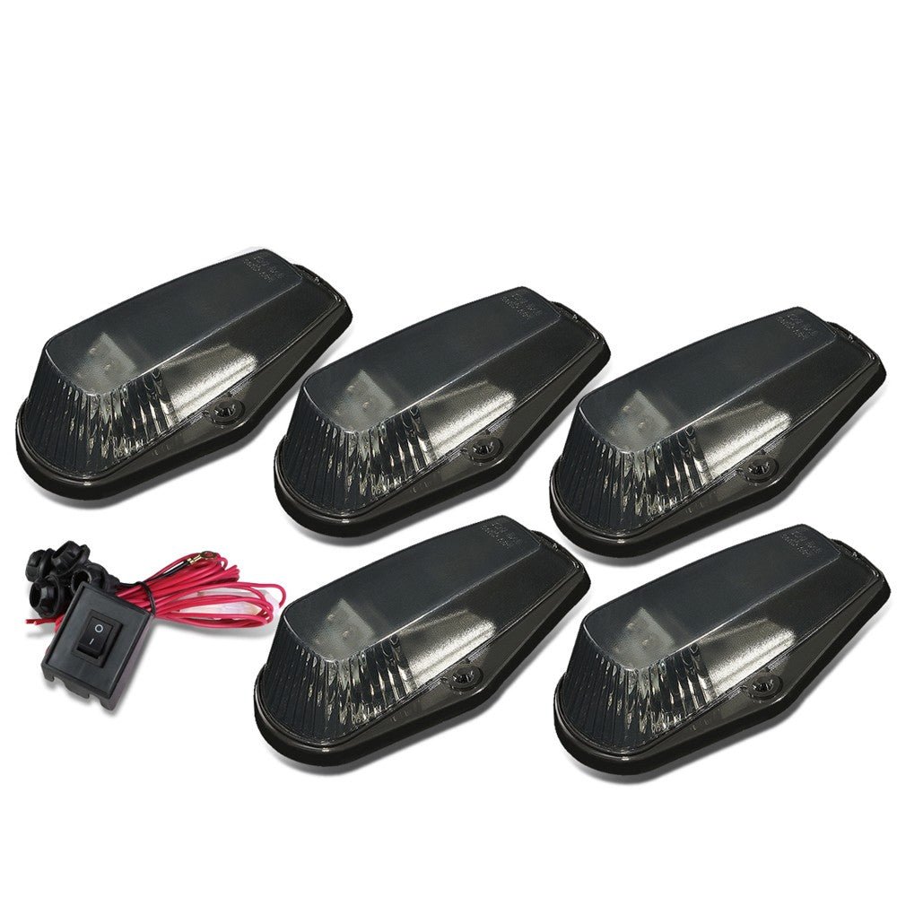 Smoked House&Len/Yellow LED Roof Top Light Cab Lamp For 80-96 F-150 F-250 F-350