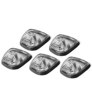 Chrome House/Clear Len/White LED Roof Top Light Cab Lamp For 99-16 F-Series SD