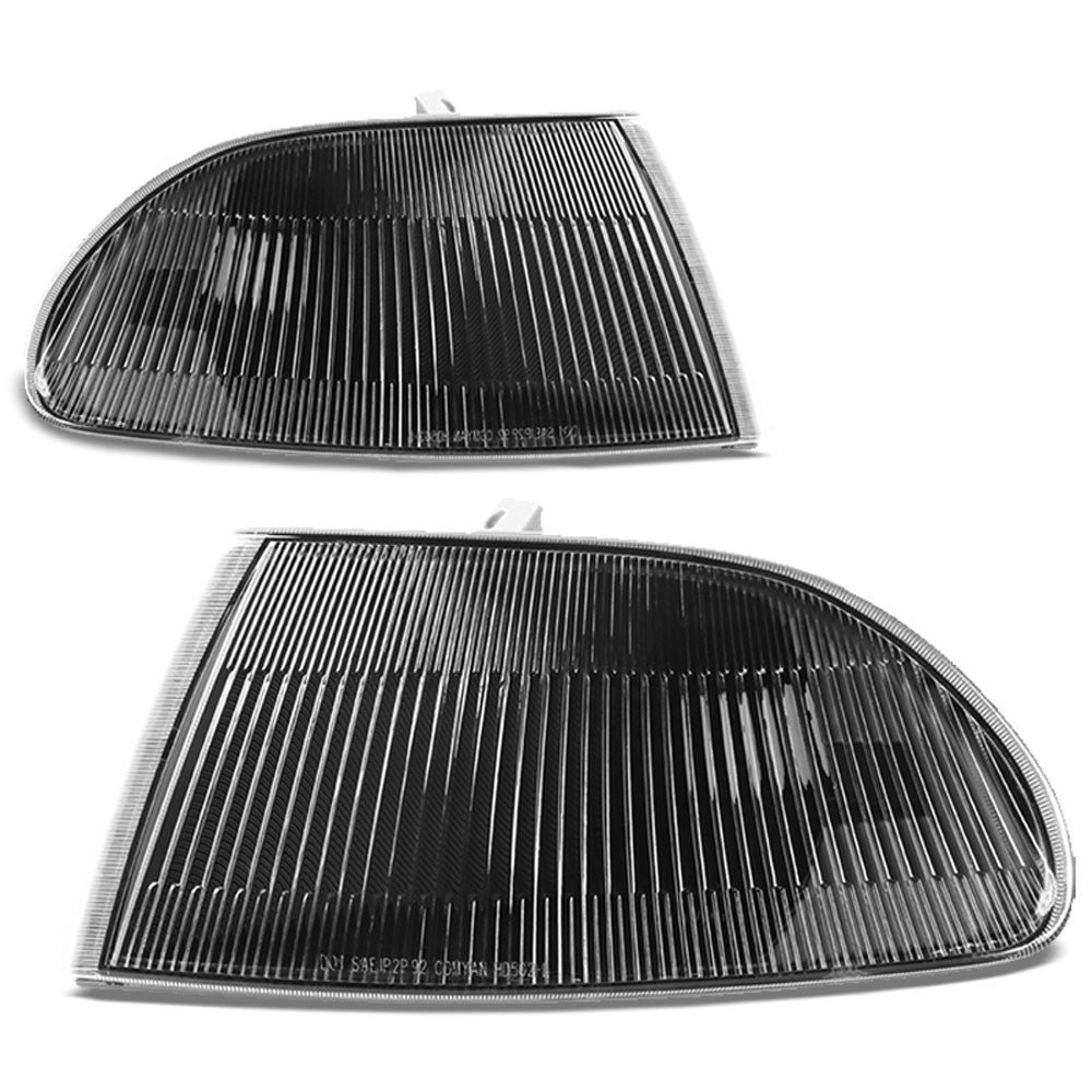 Black Housing Clear Lens Reflector Corner Light For 92-95 Civic CoupeEJ1/2 EG3