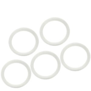 HPS PTFE Crush Sealing Washer For AN Bulkhead [AN -10] (PTFE, White) (5PCs)
